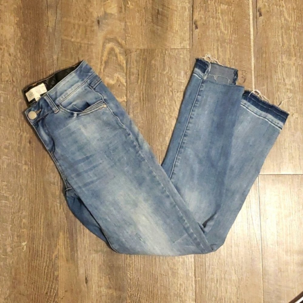 Distressed jeans